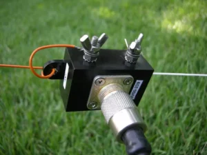 Cable connected to BEVERAGE ANTENNA KIT 75 Ohm matching transformer
