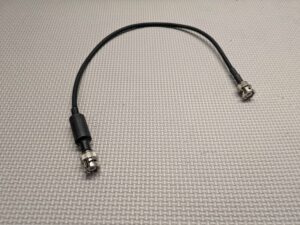COAX CABLE BNC MALE to BNC MALE, 50 Ohm, 45cm length
